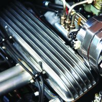 valve covers,finned,breather,unit,PCV,valve,aluminum,engine,polished,baffle,nostalgic,retro,vintage,hot rod,rat rod,car,truck