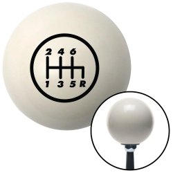 6 Speed Shift Pattern - 6RDR Shift Knobs - Part Number: 10018299
