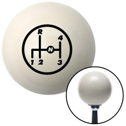4 Speed Shift Pattern - 4UR-RDL Shift Knobs - Part Number: 10018482