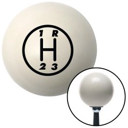 3 Speed Shift Pattern - 3RUR Shift Knobs - Part Number: 10018191