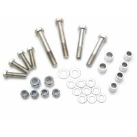 suspension,parts,kits,hardware,adjuster,bolt,pack,nut,washer,rod end,spacer,screw,crossmember,gusset,shaft,steering,heim joint,spindle,ford,GM,mustang ii,MII,t bolt,control arm,