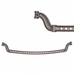 Drilled Solid Axle - 4" Drop I-Beam - Choose Application - Part Number: 10154313
