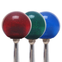 Lokar,Gennie,Custom,Handle,Grip,Knob,Shift,manual,Stick,Lever,gear,Push,OE,OEM,Aftermarket,Metric,Standard,Conversion,Adapter,Slap,Hurst,RedHead,resin,round,sparkle,glitter,classic