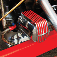 vintage,oil,filter,cover,finned,aluminum,engine,classic,retro,style,custom,hot rod,car,truck,