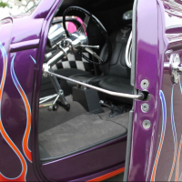 upgrade,suicide,hinge,exterior,frame,accessory,latch,bear claw,lock,safety,pin,motorized,linear,actuator,door,popper,prop,shaved door,remote,keyless,power,