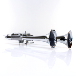 Sniper High Output 2 Trumpet Train Horn with Valve - Part Number: TRGH156