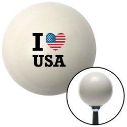 I Heart USA Black Shift Knobs - Part Number: 10262860