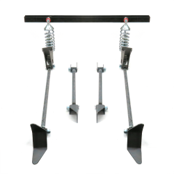 Coilover Triangulated 4-Link Kit with Shocks & Upper Crossmember GVM 3500lbs - Part Number: HEXTTK75879