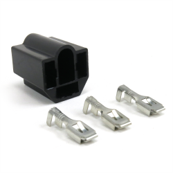 Headlight Socket Connector with Prongs - Part Number: KICKC7