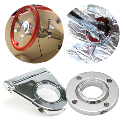 2.5" Universal Swivel Column Drop & Split Floor Mount Kit 1-3/4"-2–1/4" - Part Number: HEXSTCOL25FM