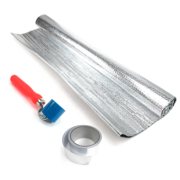 Ultra, Mat, Insulation, HVAC, Sound, Deadening, Quiet, Cut to Fit, Self Adhesive, Aluminum, Duct, Ceiling, Floor, Road Noise, Eliminate, Efficient, Climate, Control, Vibration, Dampener, Air Gap, Installation, Car, Truck, Van, Sprinter, Van Life, RV