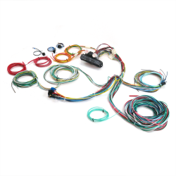 KIC 15 Fuse 12v Conversion wire harness  36 1936 Ford Model 48 Sedan  - Standard, Deluxe, Tudor, Fordor, 2-door, 4-door - Part Number: KICA3307A