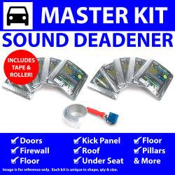 Heat & Sound Barrier 1985-1992 Jeep Comanche Master Pro+ Kit Tape & Roller - Part Number: ZIR7A73A