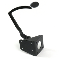 1932 Ford Brake Pedal Bracket Kit XT Large Chrome Oval Pad - Part Number: HEXPKA77D2B