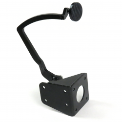1932 Ford Brake Pedal Bracket Kit VT 3" Black Billet Pad - Part Number: HEXPKA77D2C