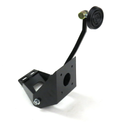 1955-1959 Chevy Truck Brake Pedal Firewall Bracket Kit ST 3" Black Rubber Pad - Part Number: HEXPKA78FB8