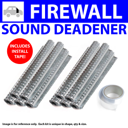 Heat & Sound Barrier 1987-1996 Ford F150 Firewall Kit Tape - Part Number: ZIR7990D