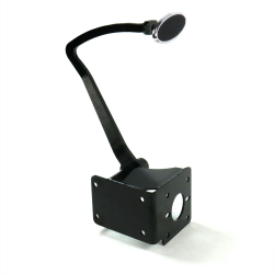 1937-1939 Chevy Brake Pedal Frame Mount Bracket Kit VT Small Chrome Oval Pad - Part Number: HEXPKA780C1