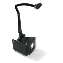 1940-1948 Chevy Brake Pedal Frame Mount Bracket Kit VT Small Chrome Oval Pad - Part Number: HEXPKA78134