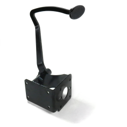 1940-1948 Chevy Brake Pedal Kit VT Frame Mount Bracket Small Black Oval Pad - Part Number: HEXPKA78137