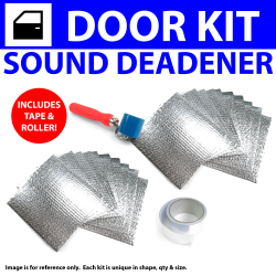 Heat & Sound Barrier 1985-1992 Jeep Comanche 4 Door Pro+ Kit Tape & Roller - Part Number: ZIR79ED4