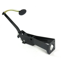 1949-1954 Chevy Car Brake Pedal Kit VT Bracket Small Black Billet Oval Pad - Part Number: HEXPKA791DF