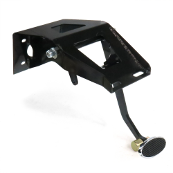 1953-1956 Ford Truck Brake Pedal Mount Bracket Kit XT Large Chrome Oval Pad - Part Number: HEXPKA79104