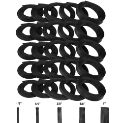 Ultra Wrap Wire Loom Variety Pack - 250 Feet Total - Choose Color - Part Number: 10016581