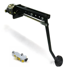 Universal Manual Brake Pedal Kit ST Adjustable Mount Disc/Drum 3" Rubber Pad - Part Number: HEXPKA78EAD