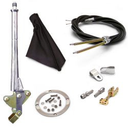 16" Transmission Mount Emergency Hand Brake with Boot, Ring, Cable Kit & Clevis' - Part Number: 10015521
