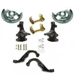 67-69 GM F 68-74 X Body Disc Brake Hard Parts 2” Drop Spindles OEM Steering Arms - Part Number: HEXBK33BHPDS