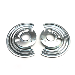 1962-1974 Mopar B or E Body Dust Shield Brake Backing Plates - Part Number: HEXBP1