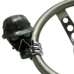 Noz Gas Mask Custom Adjustable Suicide Brodie Necker Knob for Steering Wheel - Part Number: ASCBN00030