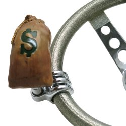 Bag Of Cash Money Adjustable Suicide Brodie Necker Knob for Steering Wheel - Part Number: ASCBN00032