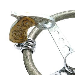 Pistol Grip Gun Custom Adjustable Suicide Brodie Necker Knob for Steering Wheel - Part Number: ASCBN00031