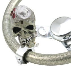Piston Skull Custom 2 Position Suicide Brodie Necker Knob for Steering Wheel - Part Number: ASCBA00021