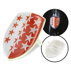 VW Coat of Arms of Valais Hood Badge Crest - Part Number: VPAHC042