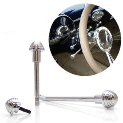 Early GM Billet Aluminum Mushroom Column Shifter Dress Up Kit - Levers & Knob - Part Number: ASCCDK3