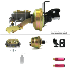 1948-1952 Ford Truck 7” Dual Power Brake Booster Kit Frame Mount Drum/Drum - Part Number: HEXBBK79383