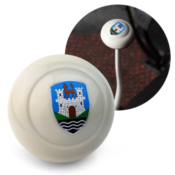 Wolfsburg Gear Shift Knob M12 M10 7 VW Bus Beetle Ghia Thing - Part Number: 10015264