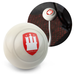 Hamburg Gear Shift Knob M12, M10, M7 VW Bus Beetle Ghia Thing Split Oval - Part Number: 10262890