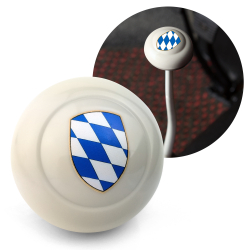 Coat of Arms Bavaria Gear Shift Knob M12 M10 M7 VW Bus Beetle Ghia Thing Split - Part Number: 10261934