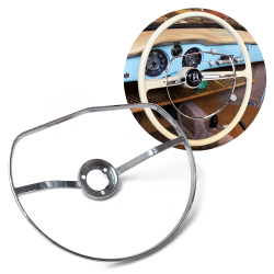 Steering Wheel Full Horn Ring for Volkswagen T1 Beetle Ghia VW T3 113-951-531-E - Part Number: LABVWHR1
