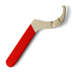 Adjustable Coilover Round Hole Spanner Wrench for IFS Hot Rod  - Part Number: HEXSHXSW2