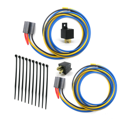Heavy Duty Headlight Relay Conversion Kit - Part Number: KICHARN12