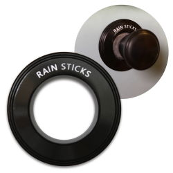 Magnetic Wiper Switch (RAIN STICKS) Trim Ring Cover (Black) For VW Beetle - Part Number: LABTRC13BK