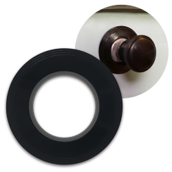 Magnetic Interior Switch Trim Ring Cover (Black) For VW T1 Beetle Bug Ghia T3 - Part Number: LABTRC01BK