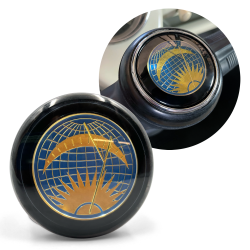 Steering Wheel Sun & Moon Horn Button for VW 56-60 Bug Beetle T1 55-67 Bus T2 - Part Number: VPAHBED8CE