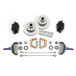 Mustang II 11" Big Brake Conversion 5x4.5" 2” Drop Spindles - Round Rotors - Part Number: HEXBK17BR8