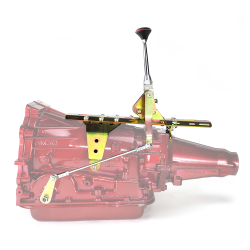 Push Button Transmission Shifter Kit with 6” Chrome Arm for GM Powerglide - Part Number: ASCS1G906N1